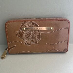 Brahmin Tan Leather Wallet